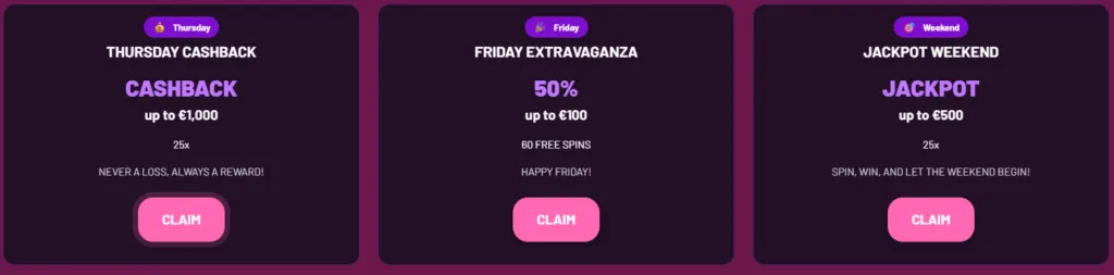 Bonuses and Promotions